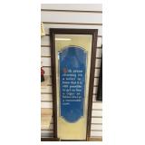 White Owl Advertising Framed