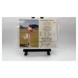 Joe Morgan Autographed HOF Induction Day Print