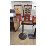 Double 10 Cent Gumball Machine With Keys