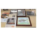 Vehicle Advertising and Framed Pics