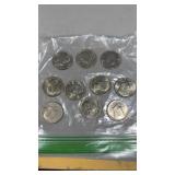 10 Kennedy Half Dollars