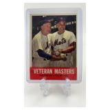 1963 Topps Stengel/Wooding Veteran Masters Card