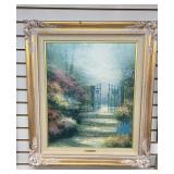 Garden Of Promise Thomas Kincade Framed Canvas