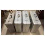 4 Aluminum Suitcases- Halliburton