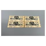 4 Tickets to Joe Frazier/Muhammad Ali Fight on TV