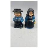 Amish Man & Woman Metal Banks