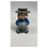 Amish Man Cast Iron Coin Bank