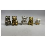 5 Bear Banks brass,Metal & Silver Plated