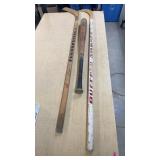 Baseball Bat, & Hockey Sticks