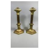 Brass Candlestick Pair