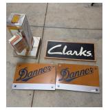 Wood Shoe Display Signs