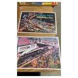 2 Metal Erector Set Metal Signs
