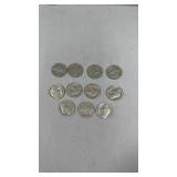 11 Buffalo Nickels
