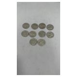 10 Buffalo Nickels