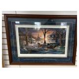 Racing Home By: Terry Redlin Framed