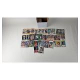 Box of Mixed Sports Cards in Sleeves