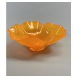 Waterford Crystal Reject Orange Hand Blown