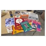 4 NFL Pennants, & Football Memorabilia