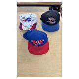 3 Signed Buffalo Bills Ball Caps