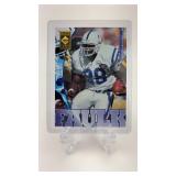 1995 Edge Black Label Marshall Faulk Rookie Card