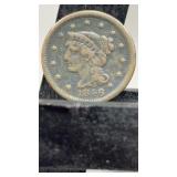 1846 Braided Hair Large Cent