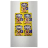 5-Unopened Packs of 1986 Garbage Pail Kids 4th