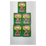 5-Unopened Packs of 1986 Garbage Pail Kids 3rd