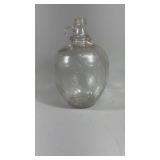 1 Gallon Glass Wine Jug( Leaf Design)