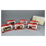 6 Budweiser Diecast Metal Vehicles