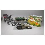 O-Gauge Tin Tunnel,Marx Crane,Old Train Phone