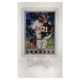 1993 Fleer Deion Sanders Insert Card