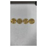 4 Sacagawea Gold Dollar Coins