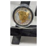 1922 Gold Select Plated Peace Dollar