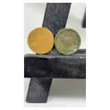 1864,1865 2 Cent Coins