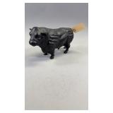 Cast Iron Bull Coin Bank