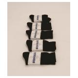 BOMBAS Mens Calf Crew Socks Black SMALL (Lot of