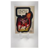 1975 Topps Marvel Stickers The Son of Satan