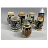 8 German Steins