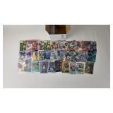 Box of NFL Hall of Famers in Sleeves