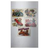 5- 1980 Weird Wheels Cards