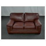 Myars 69" Leather Loveseat, Created for Macy