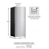 Vissani 7 cu. ft. Convertible Freezer/Refrigerator