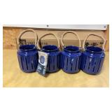 Hampton Bay 6.5in Ceramic Lantern 4PK