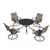 Hampton Bay 5-Piece Metal Outdoor Dining Set