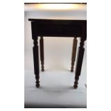 Antique Wooden 1 Drawer Stand