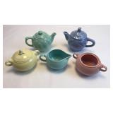 Small Tea Pots, Sugar Bowls & Creamer