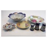 Assortment Of Glassware. Bowls, S & P Shakers ,
