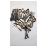 Assortment Of Flatware. Mostly Silver Plate