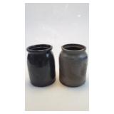 2 -Stoneware Crocks