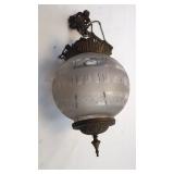 Vintage Hanging Globe Lamp